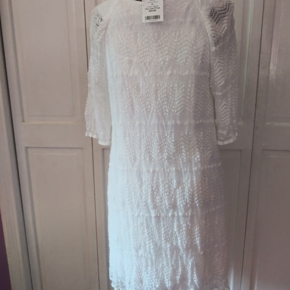 Lace White Dress-12 Petite by "rabbitt" - Picture 2 of 3